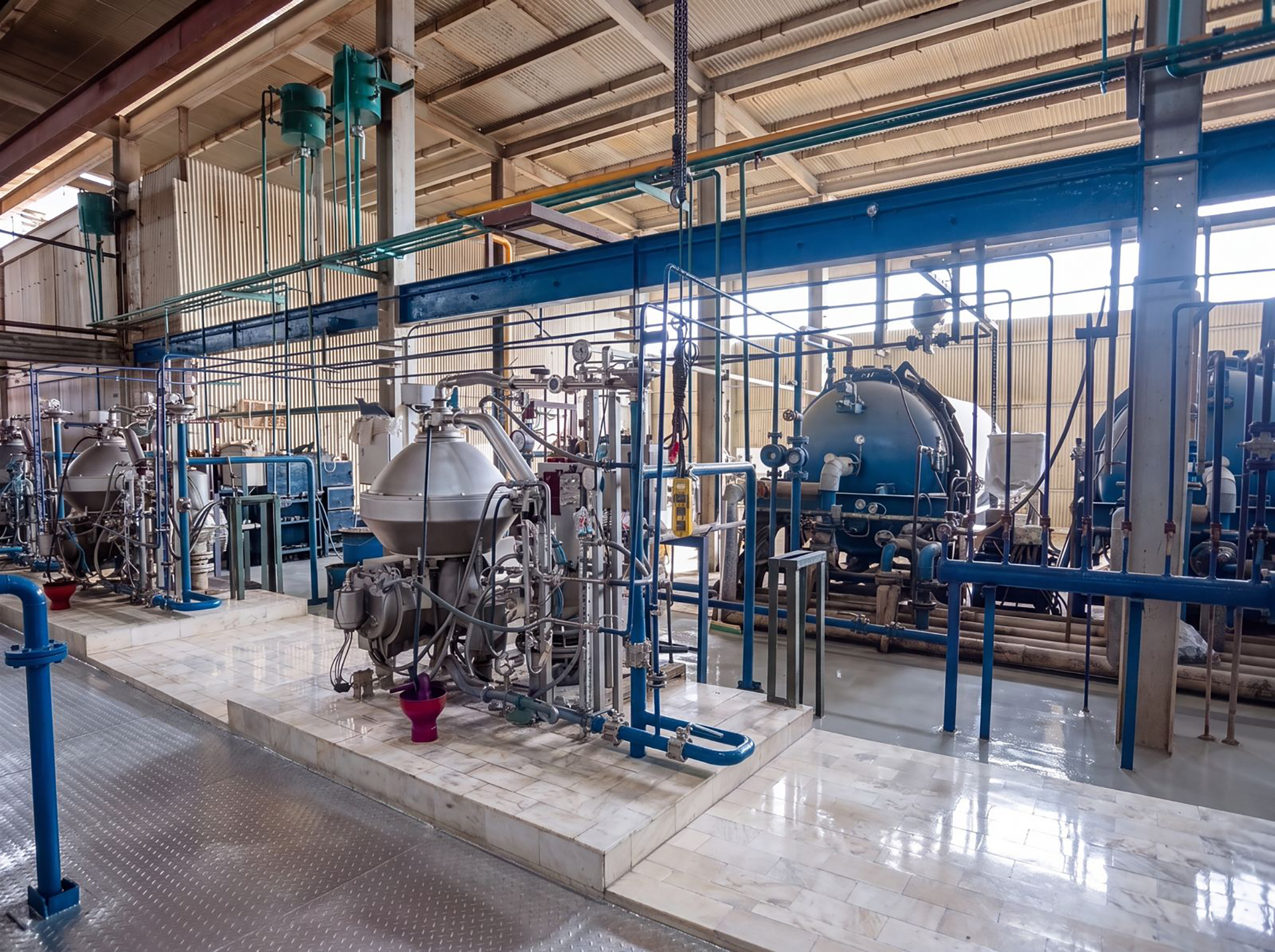 Solvent extraction plant at Pakistan Oil Mills