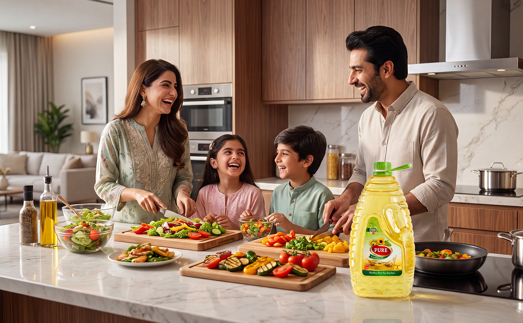 Premium cooking oils for modern households