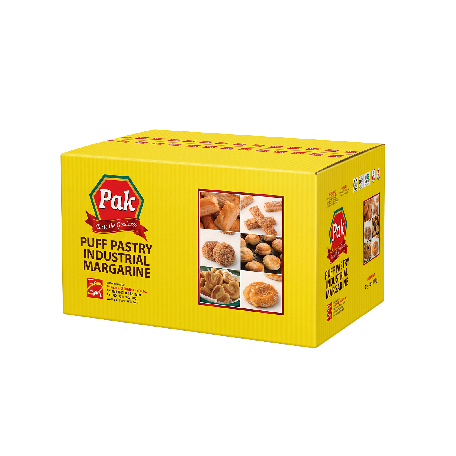 ⁠⁠PAK PUFF PASTRY INDUSTRIAL MARGARINE