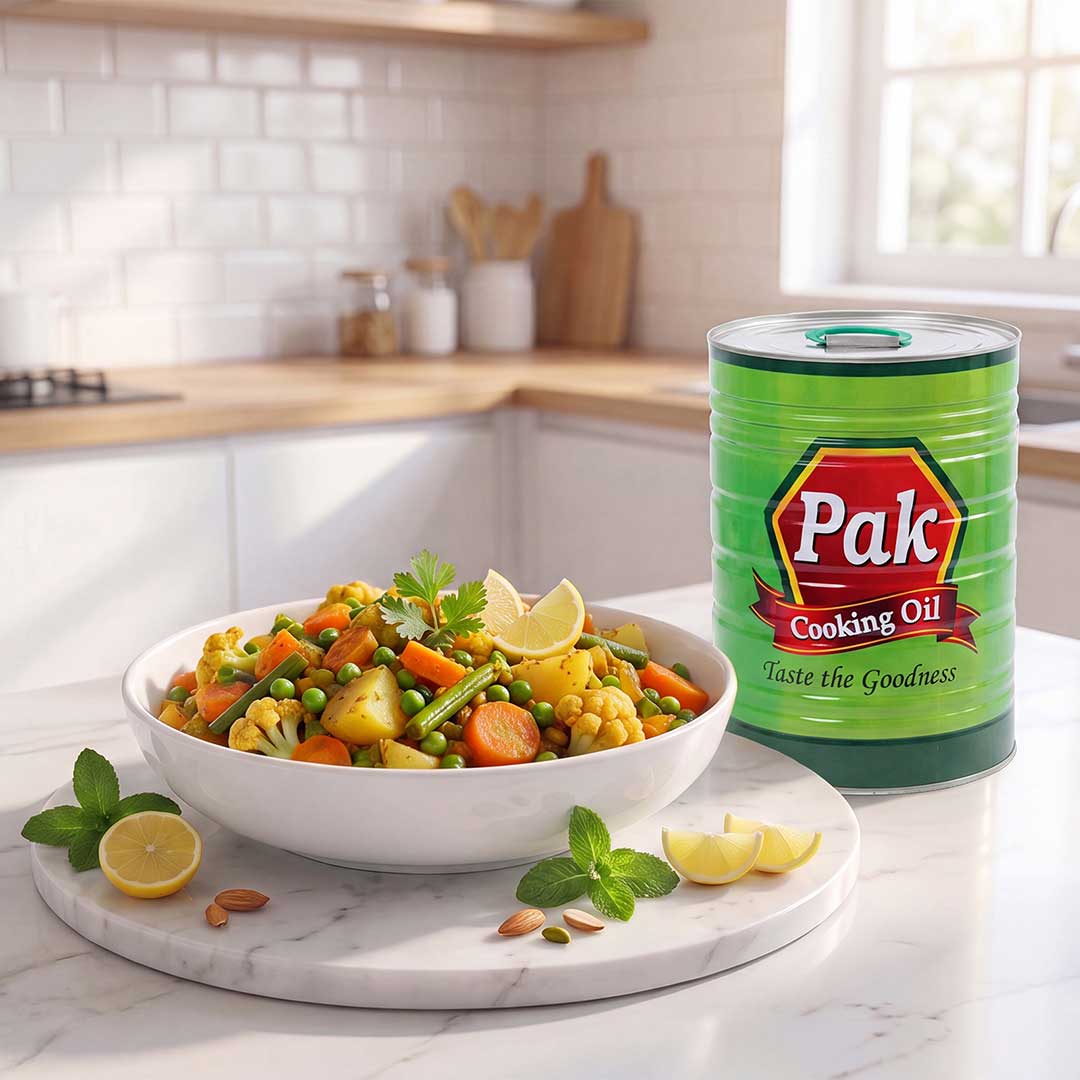 PAK banaspati with vegetable curry