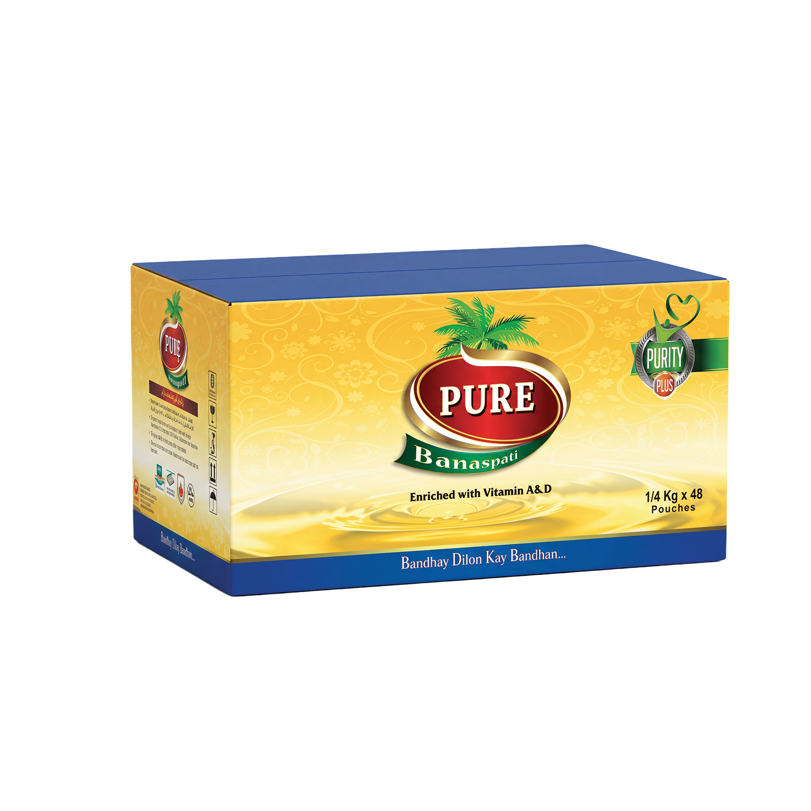 PURE BANASPATI CARTONS PURE 1/4 Kg x 48 - Pouches