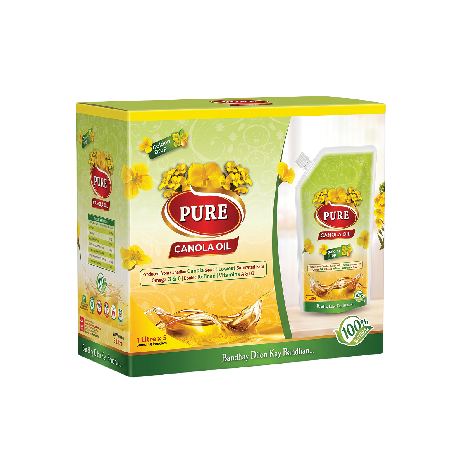 Pure CANOLA OIL CARTONS
